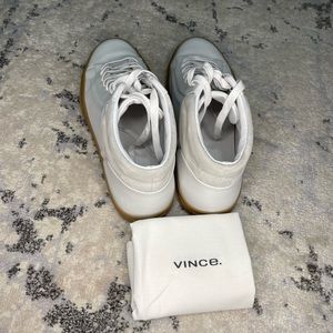 Vince Fynn Glove Leather Suede Mid-Top Sneakers 10(44)